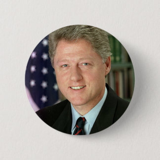 Chapa Redonda De 5 Cm Bill Clinton