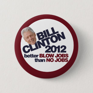 Chapa Redonda De 5 Cm Bill Clinton 2012