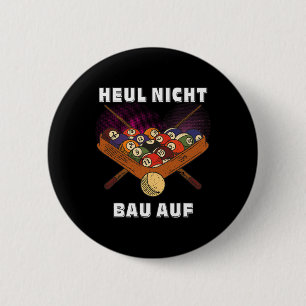 Chapa Redonda De 5 Cm Billiard Heul Nicht U Auf Player Sport Pool Billia