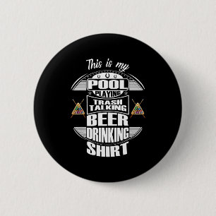 Chapa Redonda De 5 Cm Billiards 8 Ball Pool Player Sarcasm Novedad Humor