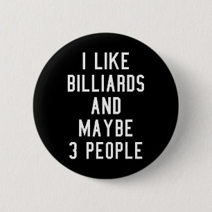 Chapa Redonda De 5 Cm Billiards Lover Vintage Inspira Pool Hall Aesthet