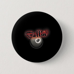 Chapa Redonda De 5 Cm Billiards Pool 8 Ball S