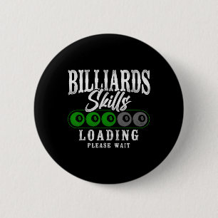 Chapa Redonda De 5 Cm Billiards Pool Player Ball 8 Ball Vintage Billiard