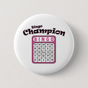 Chapa Redonda De 5 Cm Bingo Champion