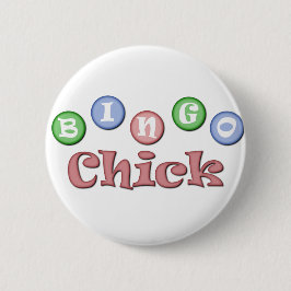 Chapa Redonda De 5 Cm Bingo Chick