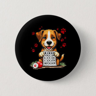 Chapa Redonda De 5 Cm Bingo y perro divertido regalo de amor de Bingo y