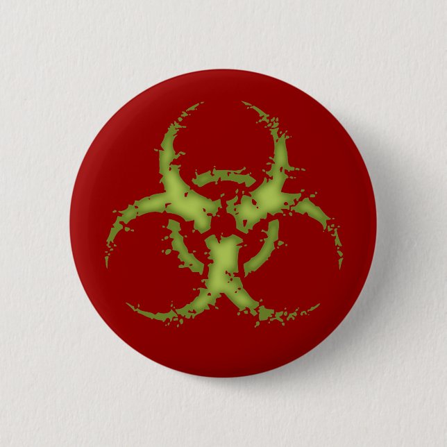 Chapa Redonda De 5 Cm Biohazard - xdist (Anverso)