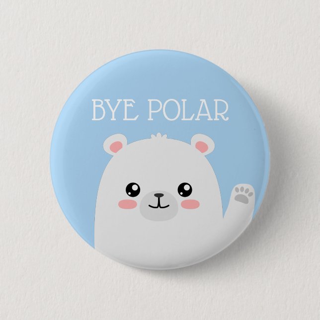 Chapa Redonda De 5 Cm Bipolar (Anverso)