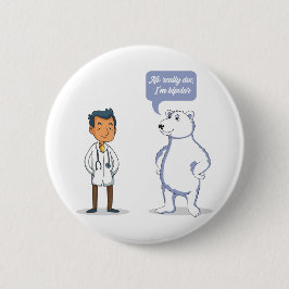 Chapa Redonda De 5 Cm Bipolar