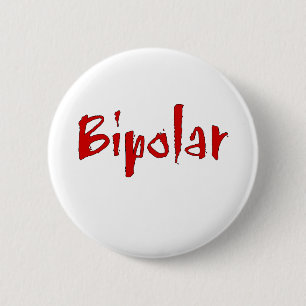 Chapa Redonda De 5 Cm Bipolar rojo