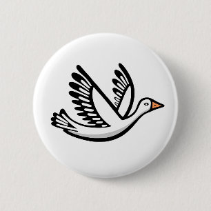 Chapa Redonda De 5 Cm Bird