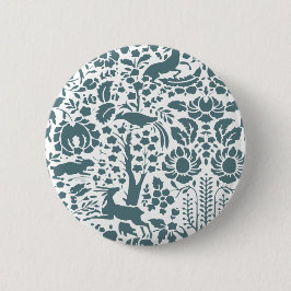 Chapa Redonda De 5 Cm Bird, Deer, tree folk pattern