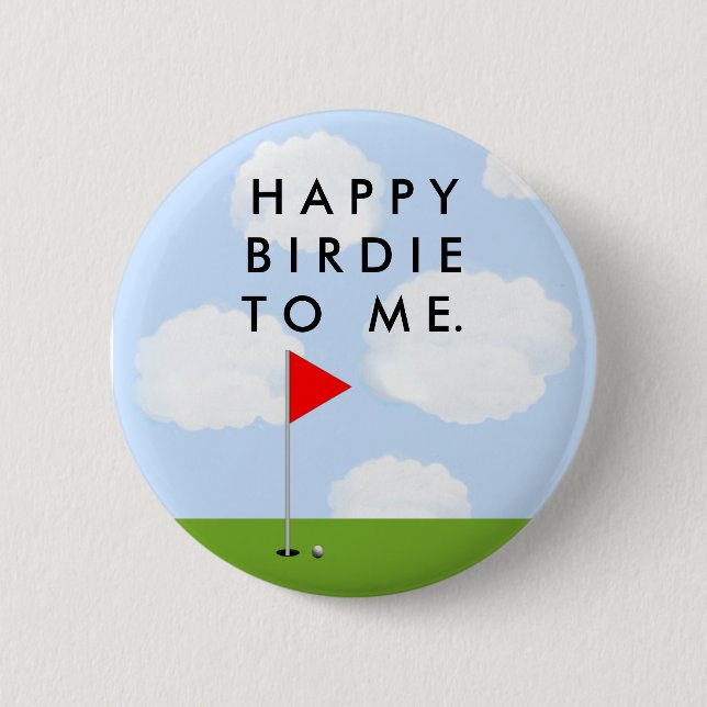 Chapa Redonda De 5 Cm Birdie Golf (Anverso)
