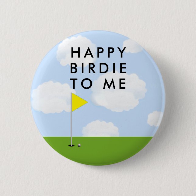Chapa Redonda De 5 Cm Birdie Golf (Anverso)