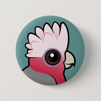 Chapa Redonda De 5 Cm Birdorable Galah
