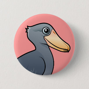 Chapa Redonda De 5 Cm Birdorable Shoebill