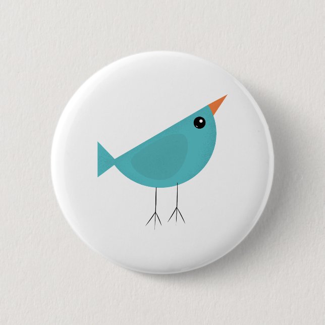 Chapa Redonda De 5 Cm Birdy (Anverso)