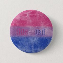 Chapa Redonda De 5 Cm Bisexual pride flag badge