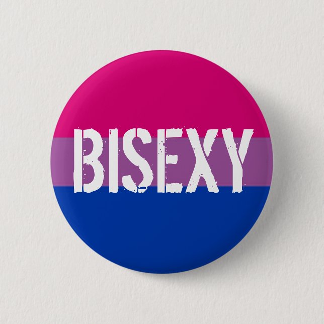 Chapa Redonda De 5 Cm Bisexy (Anverso)