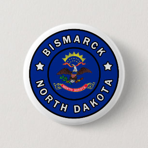 Chapa Redonda De 5 Cm Bismarck Dakota del Norte