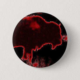 Chapa Redonda De 5 Cm Bison / Búfalo