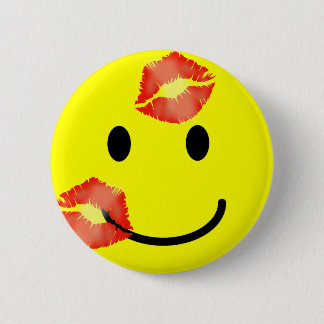 Chapa Redonda De 5 Cm 'Bkissey FACE PIN