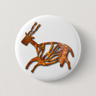 Chapa Redonda De 5 Cm Black Buck - óxido