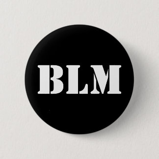 Chapa Redonda De 5 Cm Black Lives Matter BLM Pin