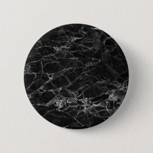 Chapa Redonda De 5 Cm Black Marble Stone Look