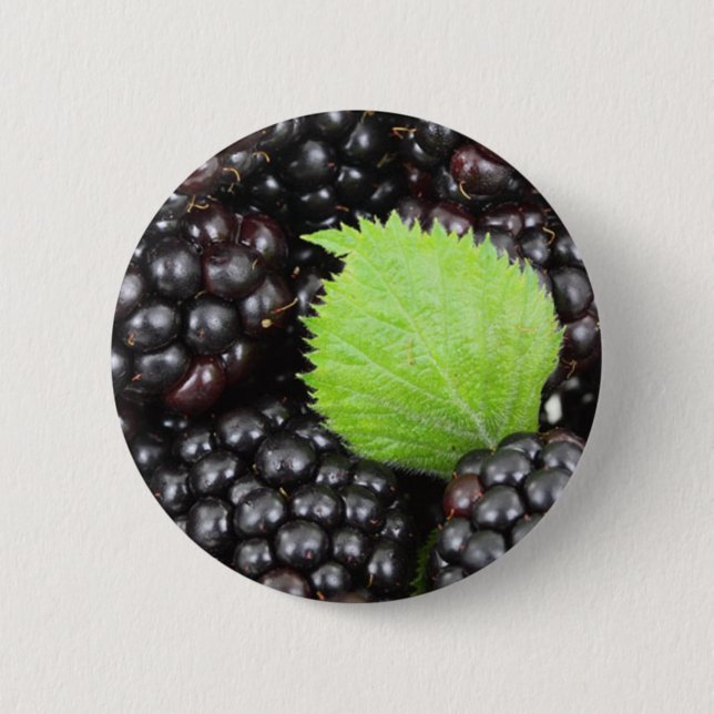 Chapa Redonda De 5 Cm Blackberries (Anverso)