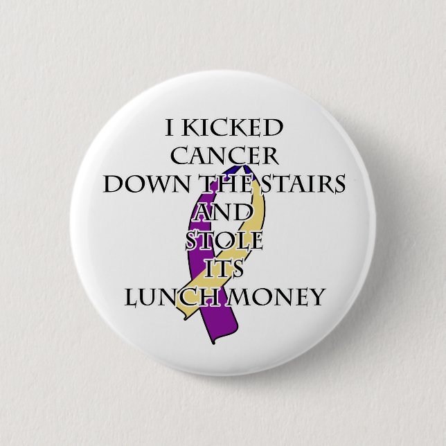 Chapa Redonda De 5 Cm Bladder Cancer Bully (Anverso)