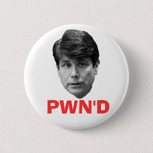 Chapa Redonda De 5 Cm Blagojevich: PWN'D