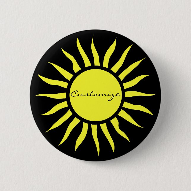 Chapa Redonda De 5 Cm Blazing Sun Thunder_Cove Classic (Anverso)