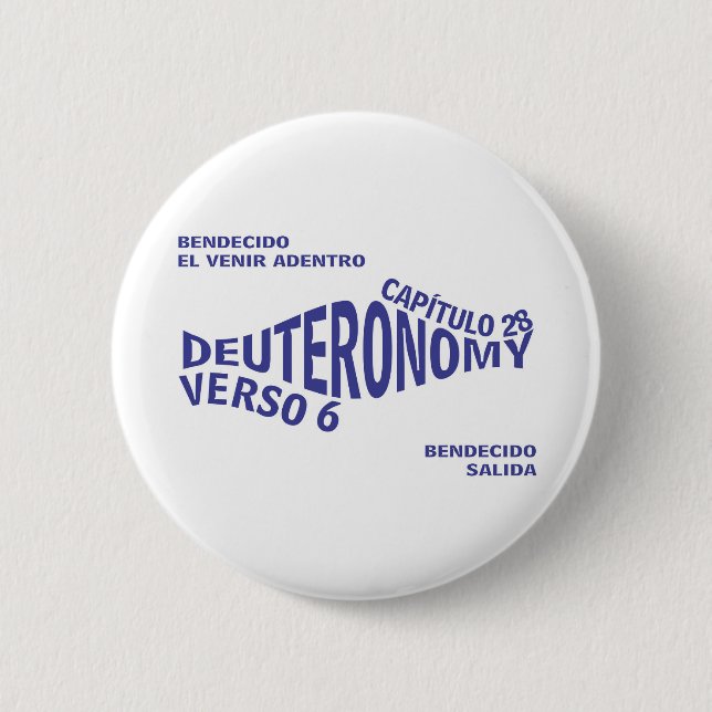 Chapa Redonda De 5 Cm Blessing Going&inmining Eng (Anverso)