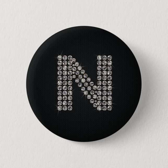 Chapa Redonda De 5 Cm bling - N (Anverso)