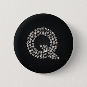 Chapa Redonda De 5 Cm bling - Q
