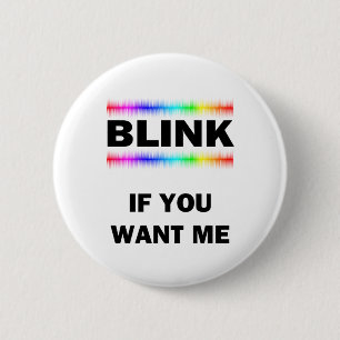 Chapa Redonda De 5 Cm Blink si me quieres