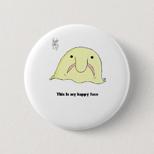 Chapa Redonda De 5 Cm Blobfish