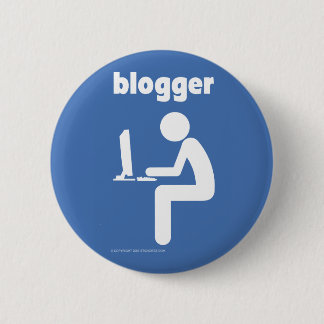 Chapa Redonda De 5 Cm Blogger-color