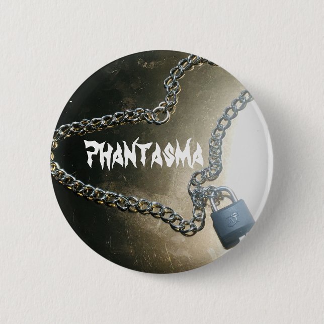 Chapa Redonda De 5 Cm Bloqueado En Pin (Anverso)