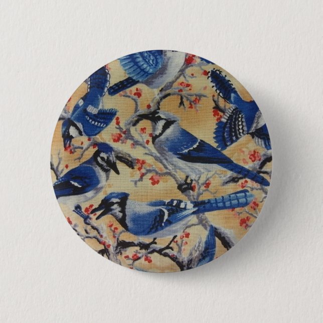 Chapa Redonda De 5 Cm Blue Jays (Anverso)
