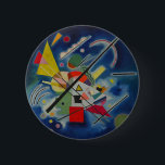 Chapa Redonda De 5 Cm Blue Painting by Kandinsky<br><div class="desc">Wassily Kandinsky,  considered the father of abstract art,  is one of the artists who entered the world art literature with his works in Europe. His works,  which appeared with regular shapes in the past,  have inspired the irregular works of recent abstract artists over time.</div>