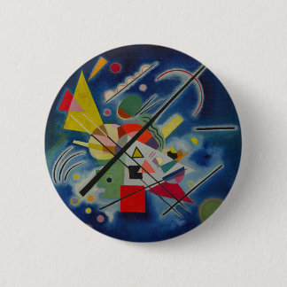 Chapa Redonda De 5 Cm Blue Painting by Kandinsky