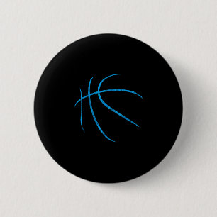 Chapa Redonda De 5 Cm Blue Sketll Ll Deportes Minimalistas