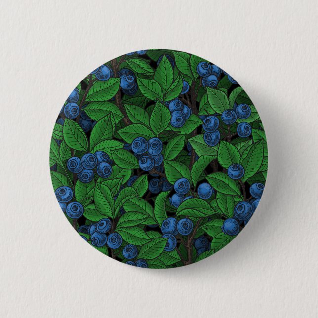 Chapa Redonda De 5 Cm Blueberry (Anverso)