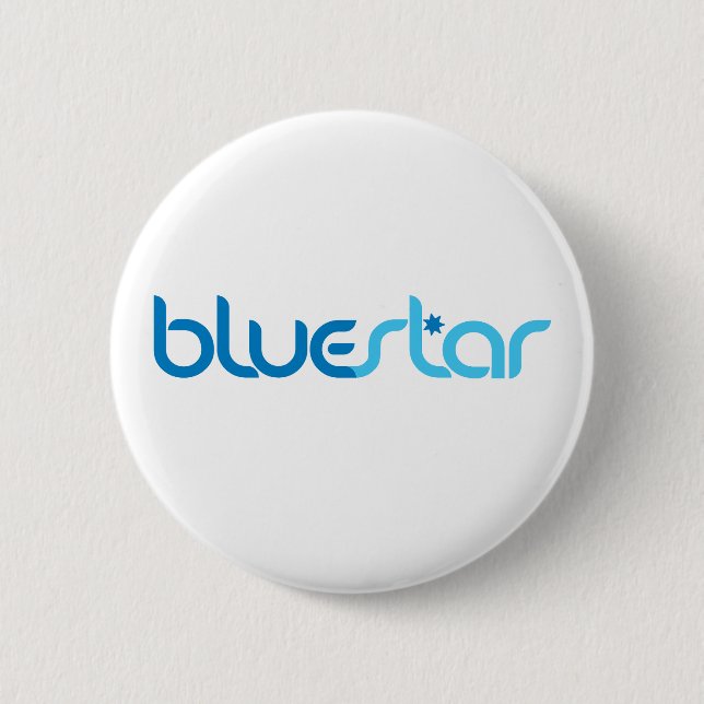 Chapa Redonda De 5 Cm Bluestar Badge (Anverso)