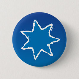 Chapa Redonda De 5 Cm Bluestar Badge