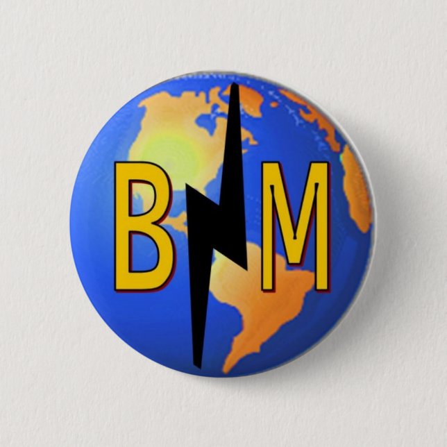 Chapa Redonda De 5 Cm bmpatch, bmpatch (Anverso)