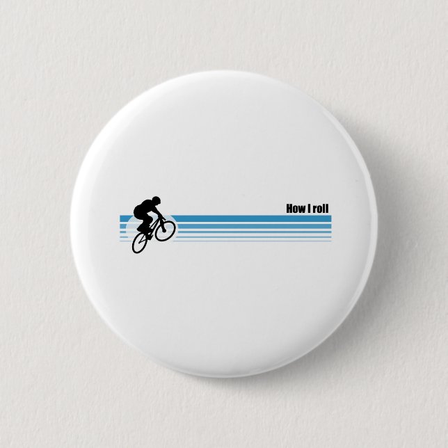 Chapa Redonda De 5 Cm BMX - Cómo ruedo (Anverso)