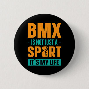 Chapa Redonda De 5 Cm Bmx No Es Solo Un Deporte Es Mi Vida Bicicleta De